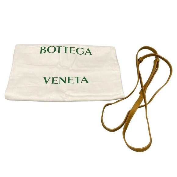 Auth BOTTEGA VENETA Mount Small - Dark yellow Leather Handbag - Picture 6 of 16